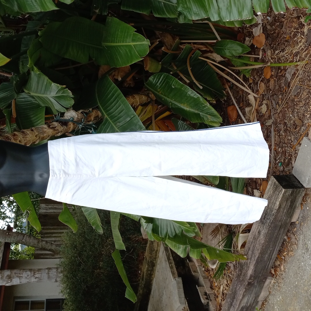 Lands End mid-rise wide leg pants